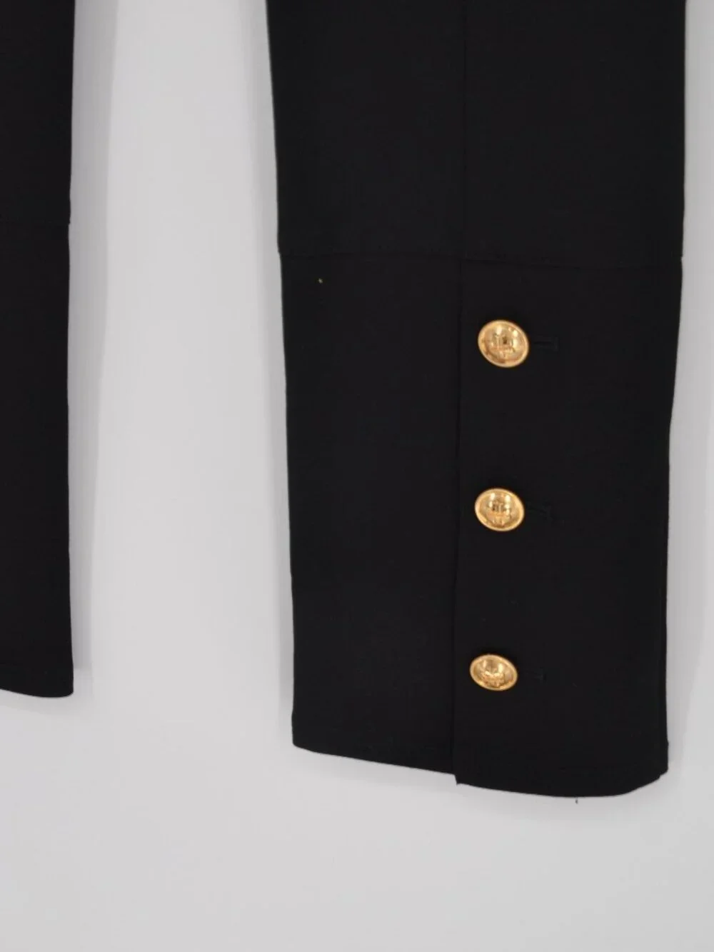 NWT Tory Burch Ponte Flare Pants Black Gold Button XS